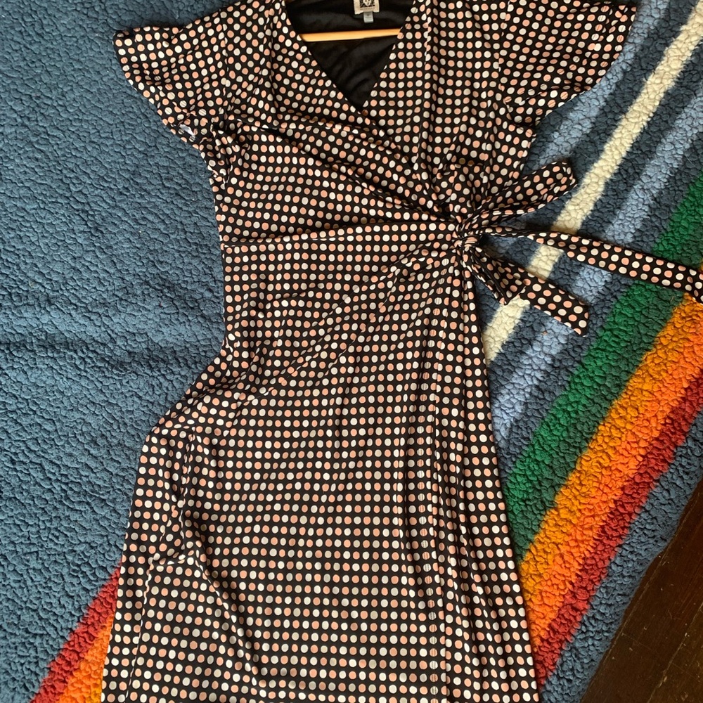 Polka Dot Wrap Dress